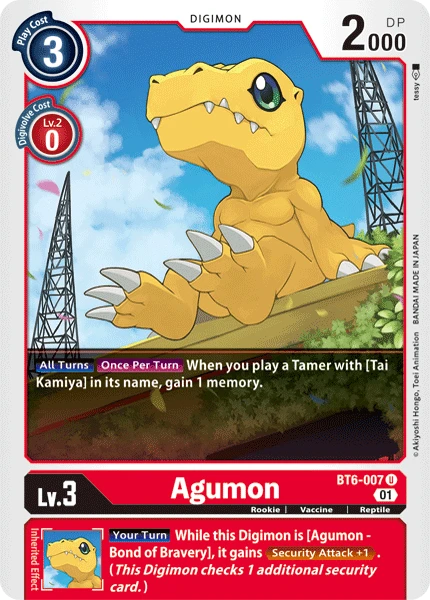 Digimon Karte Bt Alt Agumon Game Kiwi